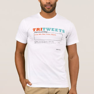 Swim, Bike, Run, Twitter, Herhalen T-shirt