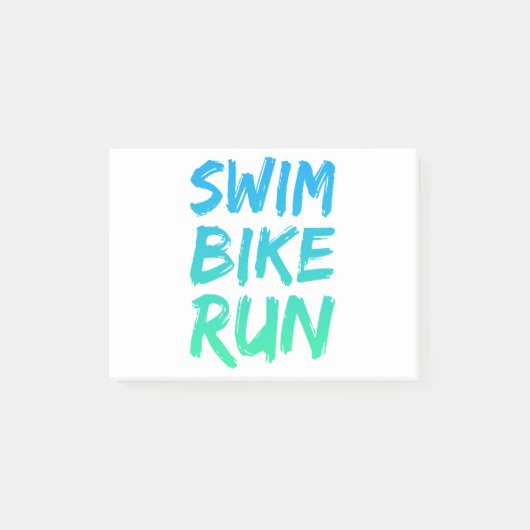 Swim Bike - Uitstekend design Post-it® Notes (Voorkant)