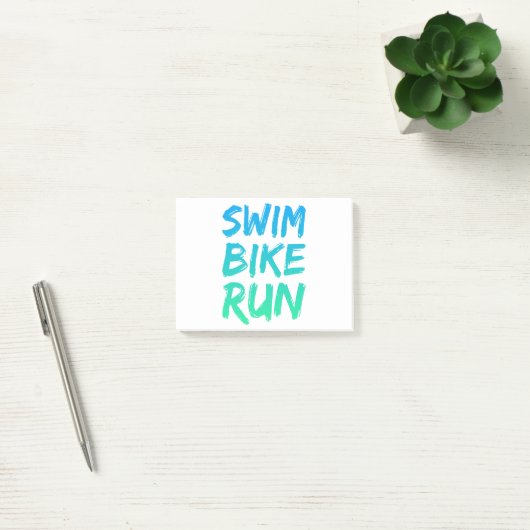 Swim Bike - Uitstekend design Post-it® Notes (Kantoor)