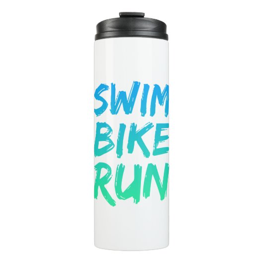 Swim Bike - Uitstekend design Thermosbeker (Voorkant)