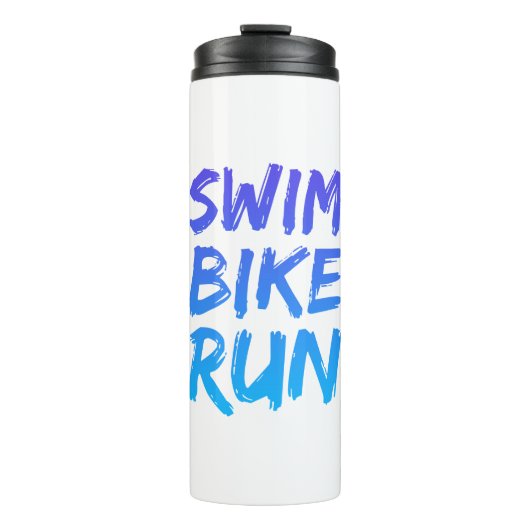 Swim Bike - Uitstekend design Thermosbeker (Voorkant)