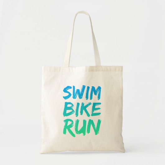Swim Bike - Uitstekend design Tote Bag (Voorkant)