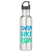 Swim Bike - Uitstekend design Waterfles (Voorkant)