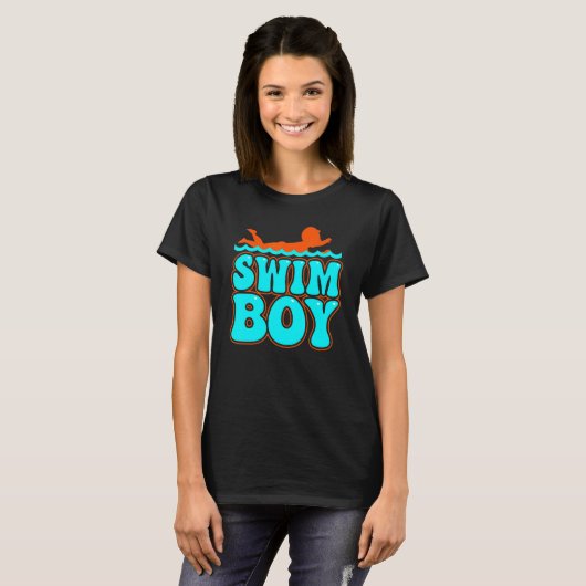Swim Boy 10 T-shirt (Voorkant volledig)