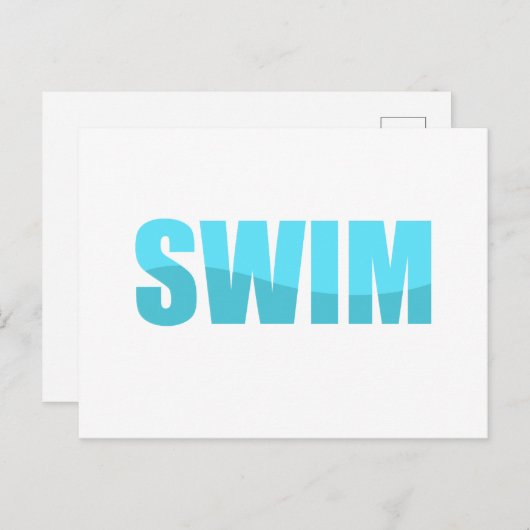 Swim Briefkaart (Voorkant / Achterkant)