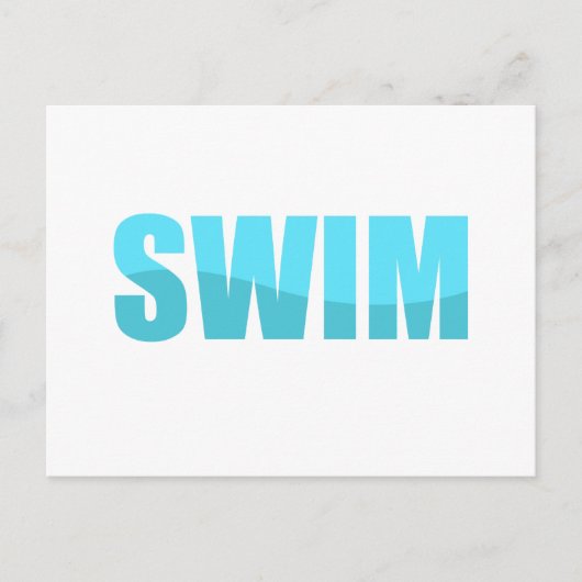 Swim Briefkaart (Voorkant)