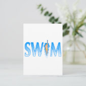Swim Briefkaart (Staand voorkant)