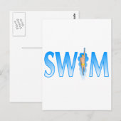Swim Briefkaart (Voorkant / Achterkant)
