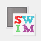 SWIM-brieven Magneet (Voorkant / Achterkant)
