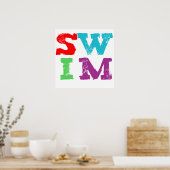 SWIM-brieven Poster (Keuken)