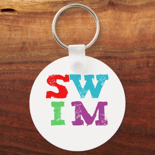 SWIM-brieven Sleutelhanger (Voorkant)