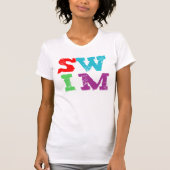 SWIM-brieven T-shirt (Voorkant)