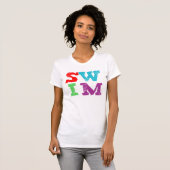 SWIM-brieven T-shirt (Voorkant volledig)