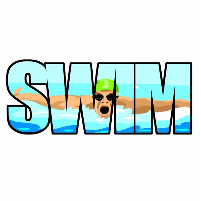 Swim Butterfly Fotobeeldje Ornament (Voorkant)