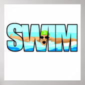 Swim Butterfly Poster (Voorkant)