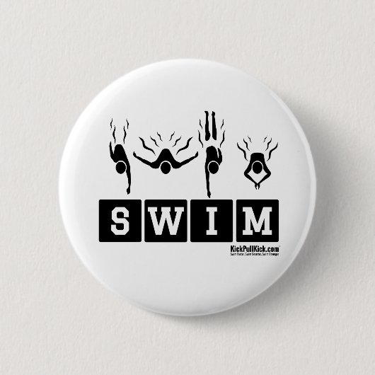 SWIM-Button Ronde Button 5,7 Cm (Voorkant)