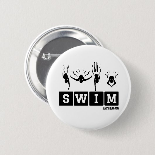 SWIM-Button Ronde Button 5,7 Cm (Voorkant /achterkant)