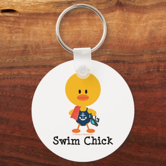 Swim Chick Sleutelhanger (Voorkant)