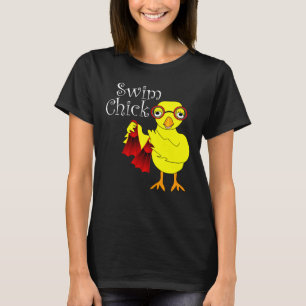 Swim Chick Tekst T-shirt