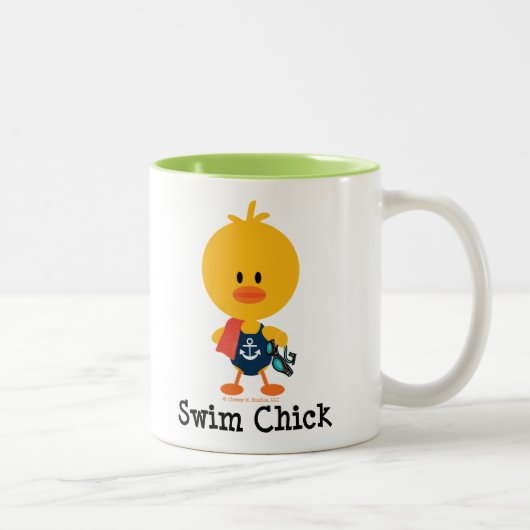 Swim Chick Tweekleurige Koffiemok (Rechts)