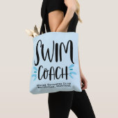 Swim Coach Cute Swimming Canvas tas (Dichtbij)