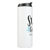 Swim Coach Cute Swimming Thermosbeker (Gedraaid links)