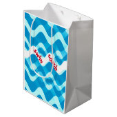 Swim Coach Gift Bag Medium Cadeauzakje (Achterkant Gekanteld)