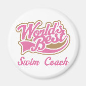 Swim Coach Gift Magneet (Voorkant)