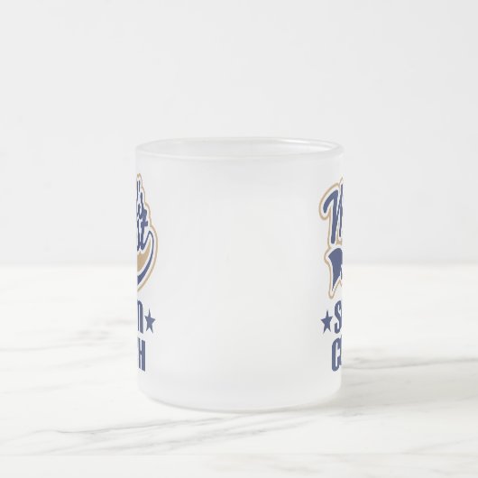 Swim Coach Gift Matglas Koffiemok (Center)