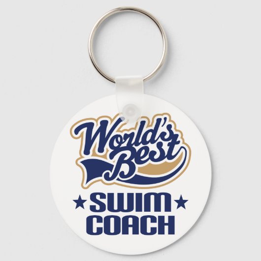 Swim Coach Gift Sleutelhanger (Voorkant)