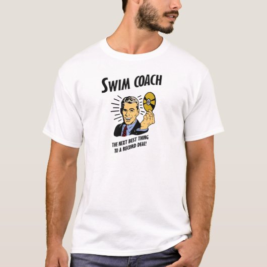 Swim Coach is het volgende beste ding T-shirt (Voorkant)