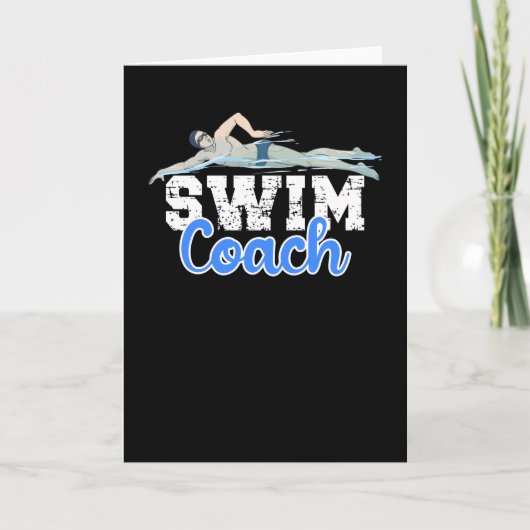 Swim Coach Kaart (Voorkant)