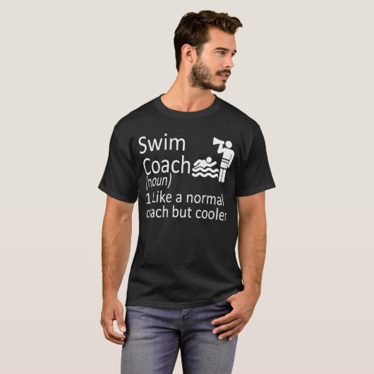 Swim Coach T Shirt (Voorkant volledig)