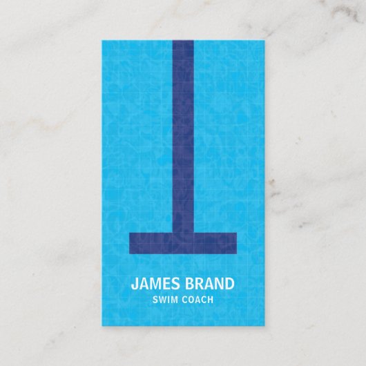 Swim Coach Visitekaartje (Voorkant)