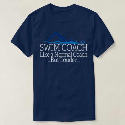 Swim Coach-zwemleraar Gift Shirt Gift T-shirt (Design voorkant)