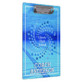 Swim Coach | Zwemteam | Zwemvee-Stippen Klembord (Rechts)