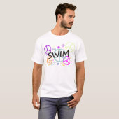 Swim Colored Peace Signs T-shirt (Voorkant volledig)