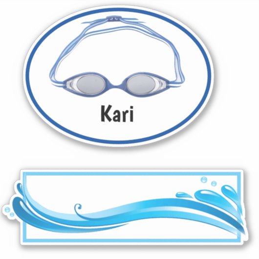 SWIM-computer Sticker (Voorkant)