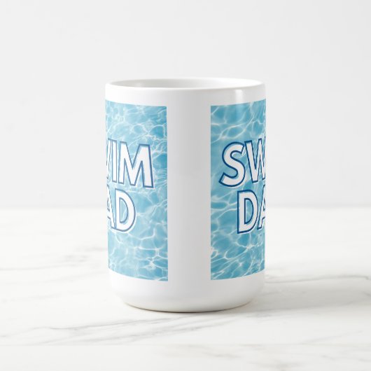 Swim Dad Coffee Mug Koffiemok (Center)