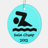 Swim Design Ornament (Links)