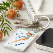 Swim Diva Foto Sleutelhanger (Voorkant Rechts)