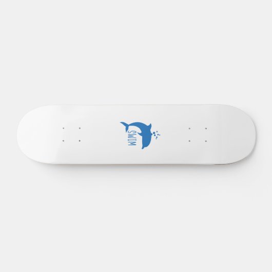 Swim Dolphin Persoonlijk Skateboard (Horizontaal)
