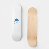 Swim Dolphin Persoonlijk Skateboard (Voorkant)