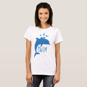 Swim Dolphin T-shirt (Voorkant volledig)