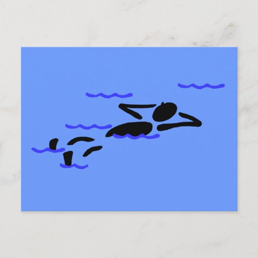 SWIM EN RELAX BRIEFKAART (Voorkant)