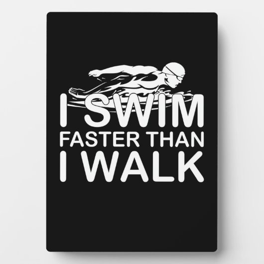 Swim Faster Than I Walk Fotoplaat (voorkant)