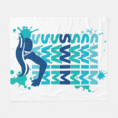 Swim Fleece Blanket (Voorkant (Horizontaal))
