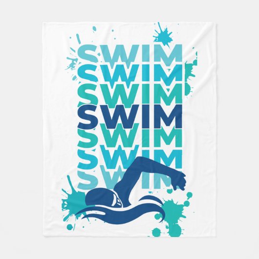 Swim Fleece Blanket Deken (Voorkant)