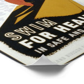 Swim for Health (in Safer Pools) Poster (Hoek)