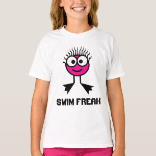Swim Freak - Roze schemerteken T-shirt